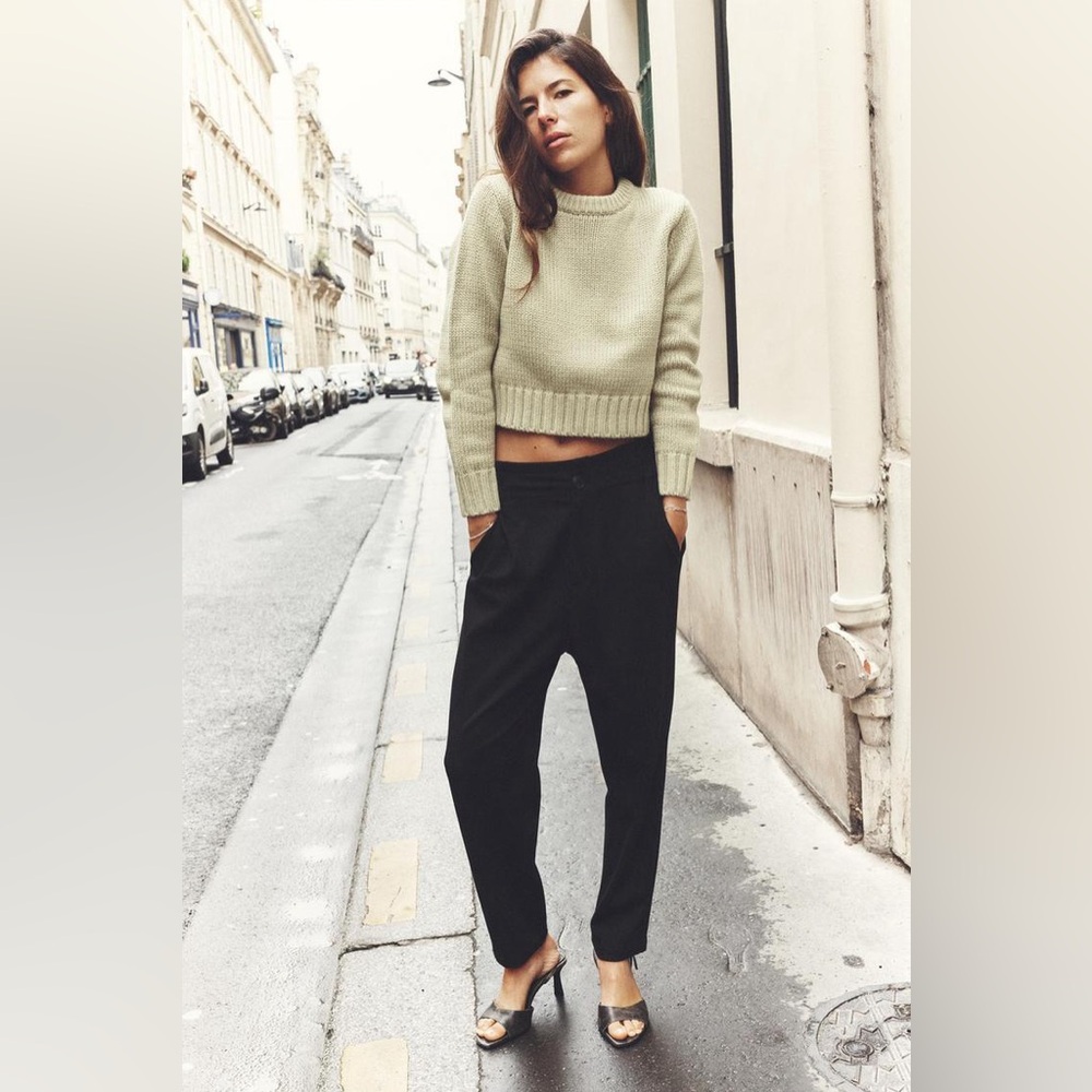 Zara Wool Blend Knit Sweater